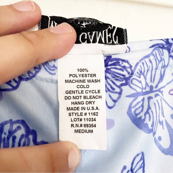 Vintage Y2K Mind Games Butterfly Print Maxi Skirt Side Slit Low Rise Size Medium - Picture 4 of 9